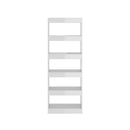 Book Cabinet Room Divider High Gloss White 60 X 30 X 166 Cm