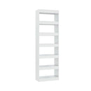 Book Cabinet Room Divider High Gloss White 60 X 30 X 198 Cm
