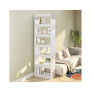 Book Cabinet Room Divider High Gloss White 60 X 30 X 198 Cm