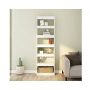 Book Cabinet Room Divider High Gloss White 60 X 30 X 198 Cm