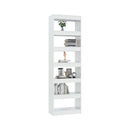 Book Cabinet Room Divider High Gloss White 60 X 30 X 198 Cm