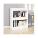 Book Cabinet Room Divider High Gloss White 60 X 30 X 72 Cm