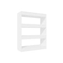 Book Cabinet Room Divider High Gloss White 80 X 30 X 103 Cm