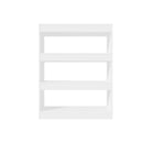 Book Cabinet Room Divider High Gloss White 80 X 30 X 103 Cm