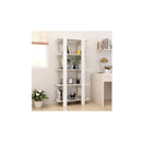 Book Cabinet Room Divider High Gloss White 80 X 30 X 160 Cm
