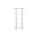 Book Cabinet Room Divider High Gloss White 80 X 30 X 160 Cm