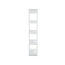 Book Cabinet Room Divider High Gloss White 80 X 30 X 160 Cm