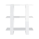 Book Cabinet Room Divider High Gloss White 80 X 30 X 87 Cm