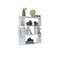 Book Cabinet And Room Divider High Gloss White Chipboard