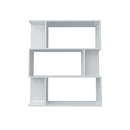 Book Cabinet And Room Divider High Gloss White Chipboard