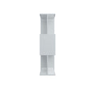 Book Cabinet And Room Divider High Gloss White Chipboard