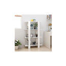 White Book Cabinet Room Divider