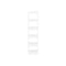 Book Cabinet Room Divider White 40 X 30 X 166 Cm
