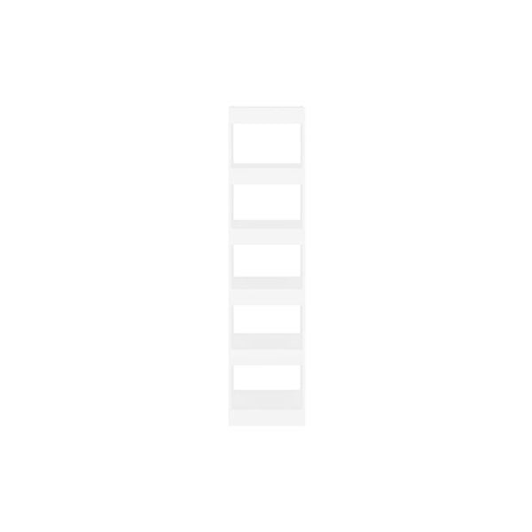 Book Cabinet Room Divider White 40 X 30 X 166 Cm