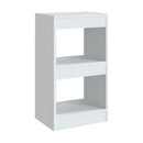 Book Cabinet Room Divider White 40 X 30 X 72 Cm