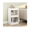Book Cabinet Room Divider White 40 X 30 X 72 Cm