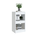Book Cabinet Room Divider White 40 X 30 X 72 Cm