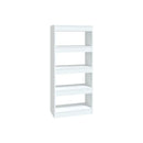 Book Cabinet Room Divider White 60 X 30 X 135 Cm Engineered Wood