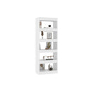 Book Cabinet Room Divider White 60 X 30 X 166 Cm Engineered Wood