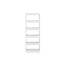 Book Cabinet Room Divider White 60 X 30 X 166 Cm Engineered Wood