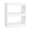 Book Cabinet Room Divider White 60 X 30 X 72 Cm