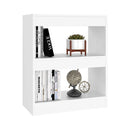 Book Cabinet Room Divider White 60 X 30 X 72 Cm
