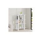 Book Cabinet Room Divider White