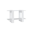 Book Cabinet Room Divider White 80 X 30 X 51 Cm