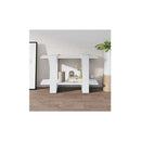 Book Cabinet Room Divider White 80 X 30 X 51 Cm