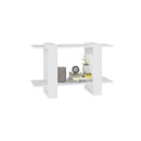 Book Cabinet Room Divider White 80 X 30 X 51 Cm