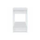 Book Cabinet Room Divider White 80 X 30 X 51 Cm