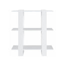 Book Cabinet Room Divider White 80 X 30 X 87 Cm