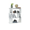 Book Cabinet And Room Divider White Chipboard