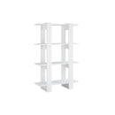 Book Cabinet Room Divider White High Gloss