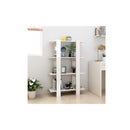 Book Cabinet Room Divider White High Gloss