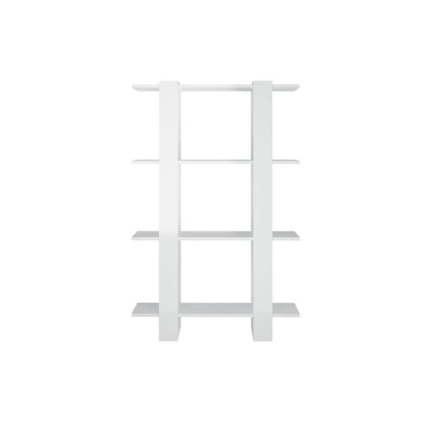 Book Cabinet Room Divider White High Gloss