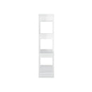 Book Cabinet Room Divider White High Gloss