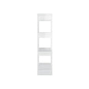 Book Cabinet Room Divider White High Gloss