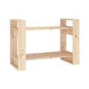 Book Cabinet Solid Wood Pine