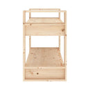 Book Cabinet Solid Wood Pine
