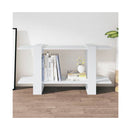 Book Cabinet White 100 X 30 X 51 Cm Engineered Wood