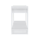 Book Cabinet White 100 X 30 X 51 Cm Engineered Wood