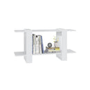 Book Cabinet White 100 X 30 X 51 Cm Engineered Wood