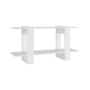 Book Cabinet White 100 X 30 X 51 Cm Engineered Wood