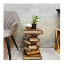 Book Stack Side Table Corner Stool Plant Stand Raintree Wood