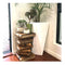 Book Stack Side Table Corner Stool Plant Stand Raintree Wood