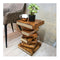 Book Stack Side Table Corner Stool Plant Stand Raintree Wood