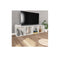 Book Tv Cabinet High Gloss White Chipboard