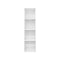 Book Tv Cabinet High Gloss White Chipboard