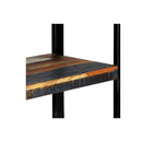 Bookshelf 45 X 30 X 171 Cm Solid Reclaimed Wood